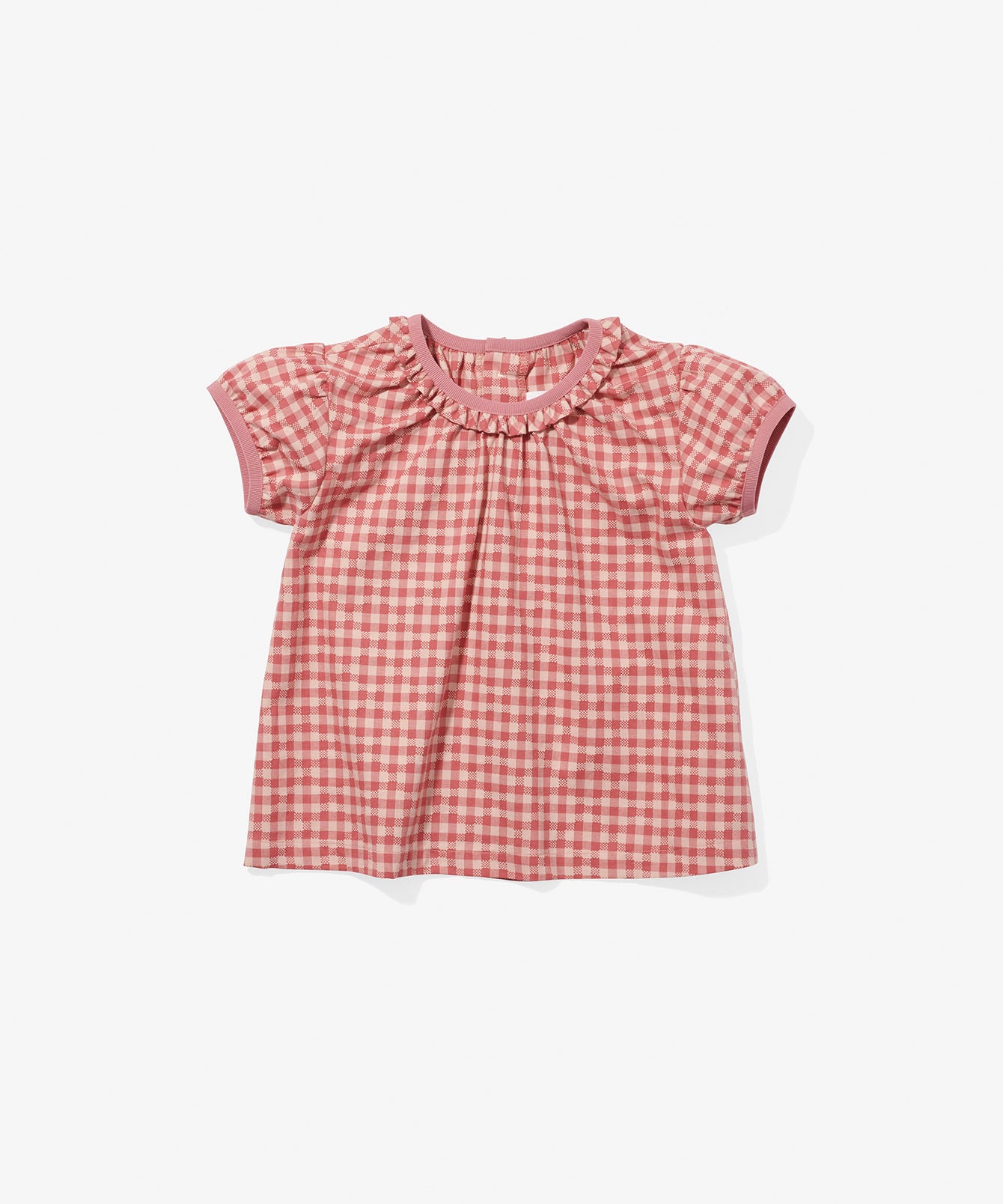 Pink and best sale white gingham shirt