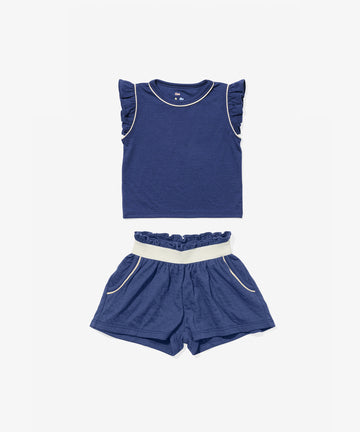 Bea Baby Short Set, Navy