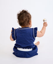 Bea Baby Short Set, Navy