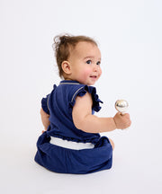 Bea Baby Short Set, Navy