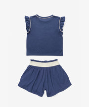 Bea Short Set, Navy