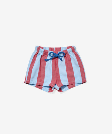 Bingo Baby Short, Cherry Stripe