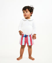 Bingo Baby Short, Cherry Stripe