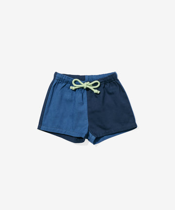 Bingo Baby Short, Cool Color Block