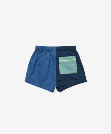 Bingo Baby Short, Cool Color Block