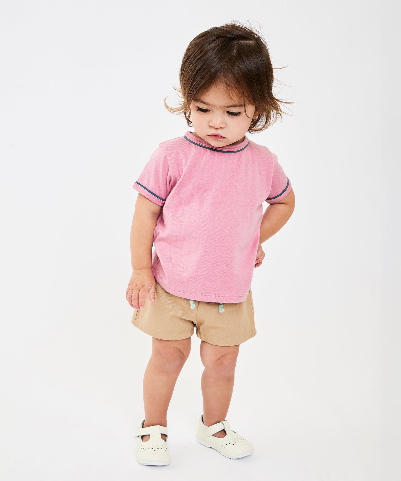 Baby sales white shorts