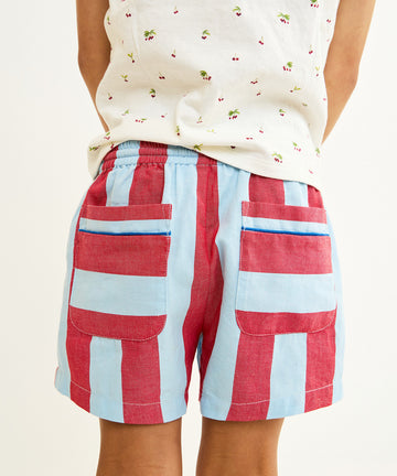 Bingo Short, Cherry Stripe