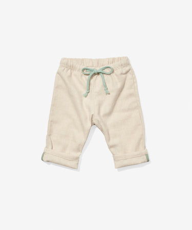 Cozy Oatmeal Flannel Baby Pant