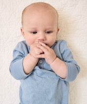 Campbell Romper, Dusty Blue