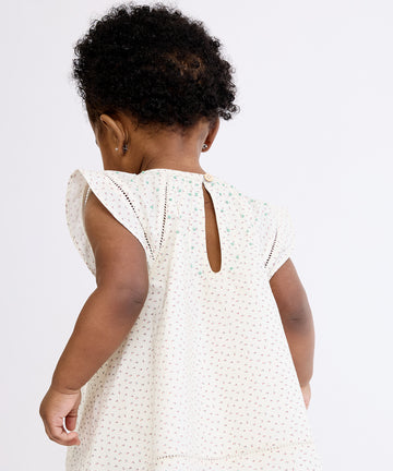 Cheeky Baby Dress, Rose Bud