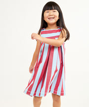 Daisy Dress, Cherry Stripe