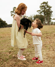 Daisy Dress, Yellow Picnic Check