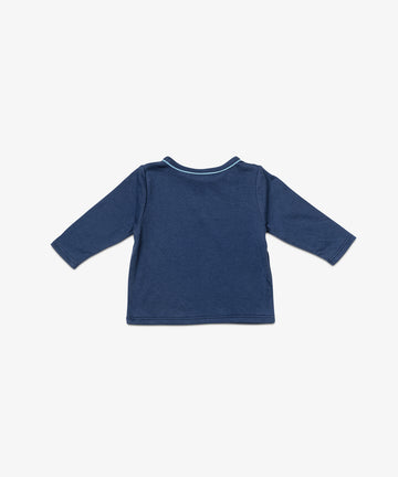 Edward Baby T-Shirt, Navy