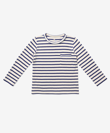 Edward T-Shirt, Navy Stripe
