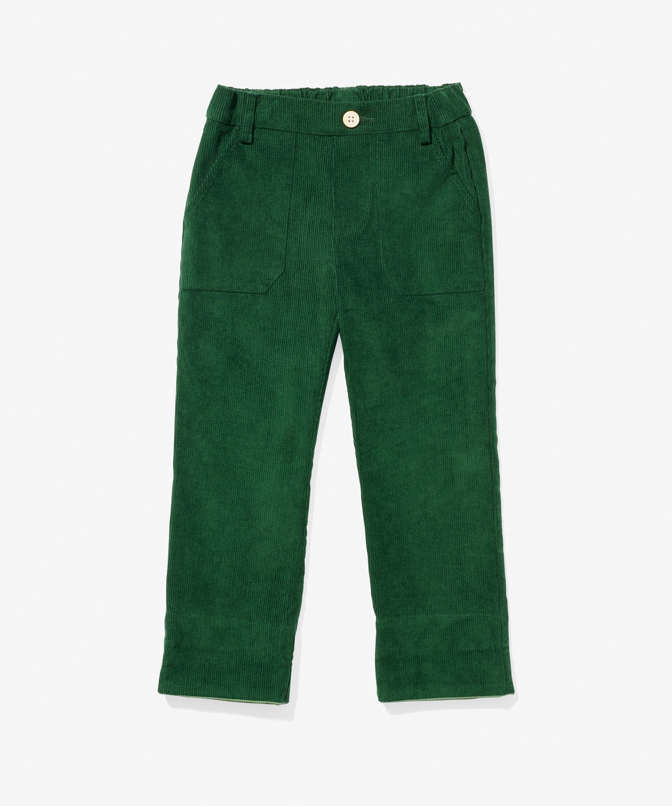 Straight-leg Cotton Corduroy Pants Antic Green Reiko - Women | Place des  Tendances