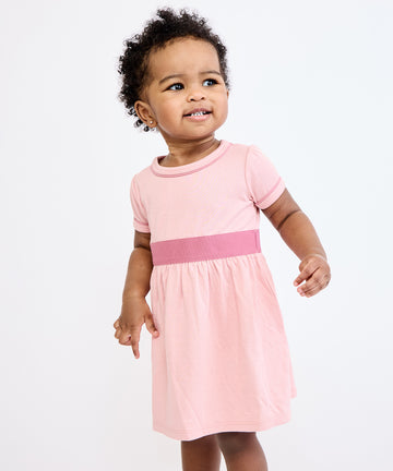 Mirren Baby Dress, Petal