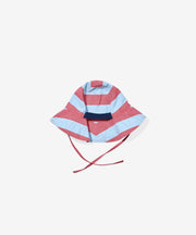 Noe Baby Hat, Cherry Stripe