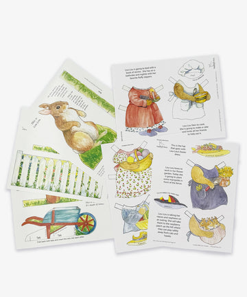 Paper Doll Kit, Lou Lou Rabbit