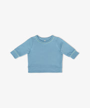 Remy Baby Sweatshirt, Dusty Blue