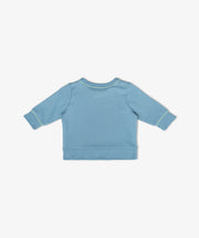 Remy Baby Sweatshirt, Dusty Blue