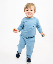 Remy Baby Sweatshirt, Dusty Blue