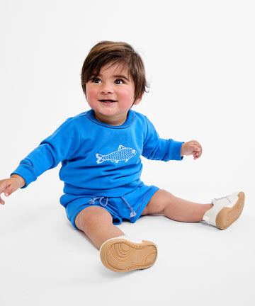 Remy Baby Sweatshirt, Go Fish