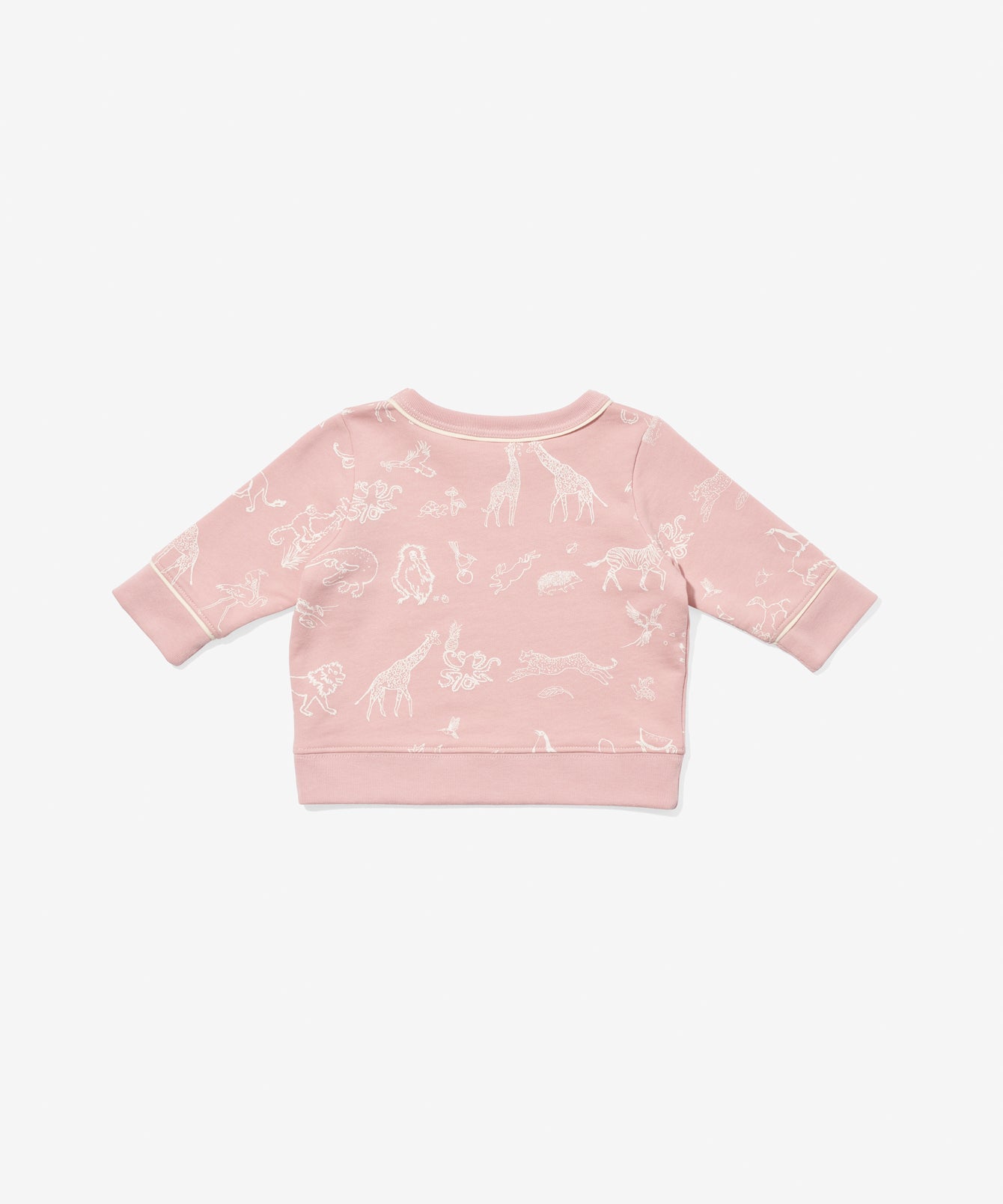 Pink sweatshirt best sale with rose