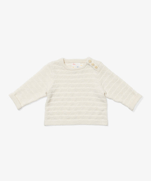 Cream on sale baby sweater