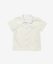 Robinson Shirt, Cream Windowpane