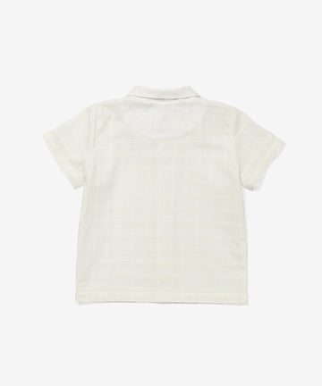 Robinson Shirt, Cream Windowpane