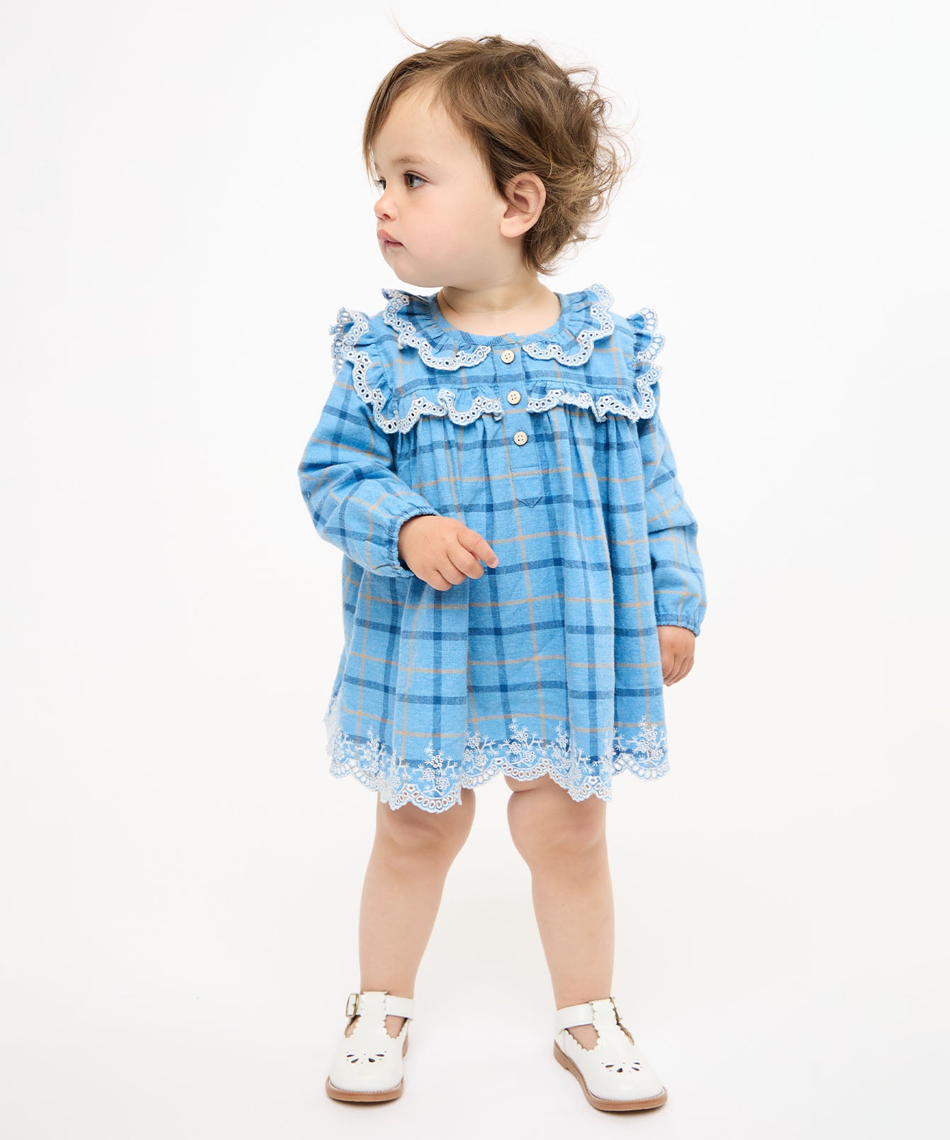 Plaid baby dress fashion