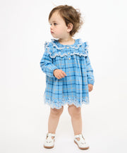 Sara Baby Dress, Autumn Plaid