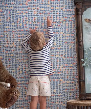 Oso & Me x Sister Parish Albert Grasscloth Wallcovering