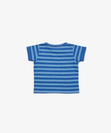 Willie Baby T-Shirt, Indigo Stripe