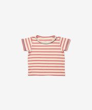 Willie Baby T-Shirt, Nautical Red Stripe