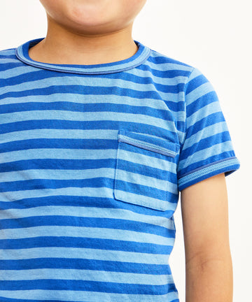 Willie T-Shirt, Indigo Stripe