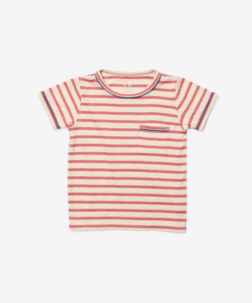 Willie T-Shirt, Nautical Red Stripe